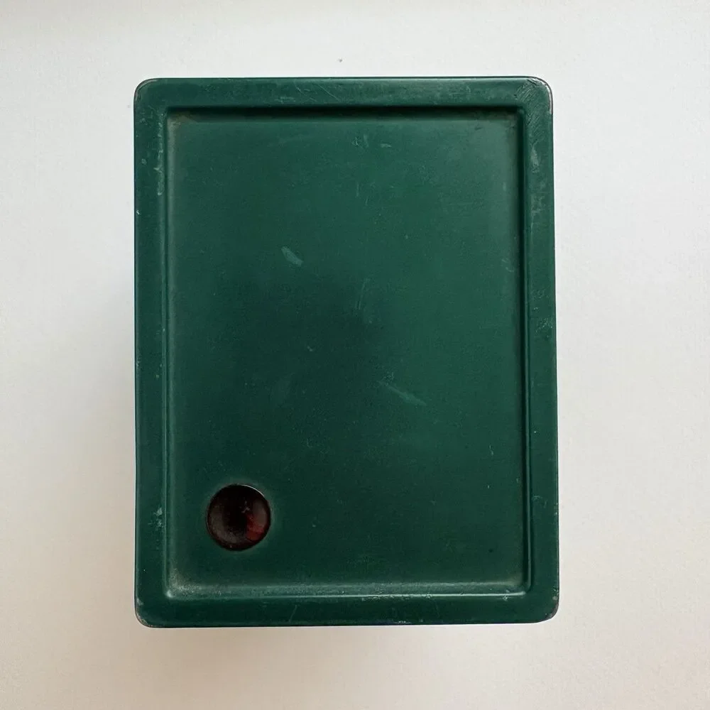 Vintage Green Agfa Ansco No. 2  Box Camera Model E With Manual - As Is